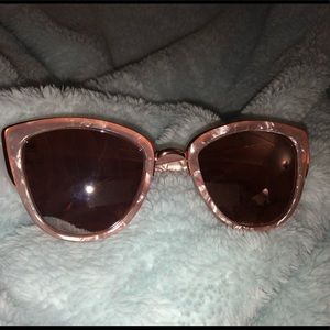 Cat Eye Rose Gold Sunglasses